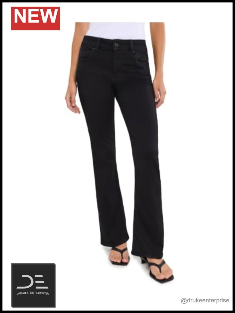 Petite Bootcut Jeans Mid-Rise Fitted Denim 43% Rayon 30% Cotton 2% Spandex